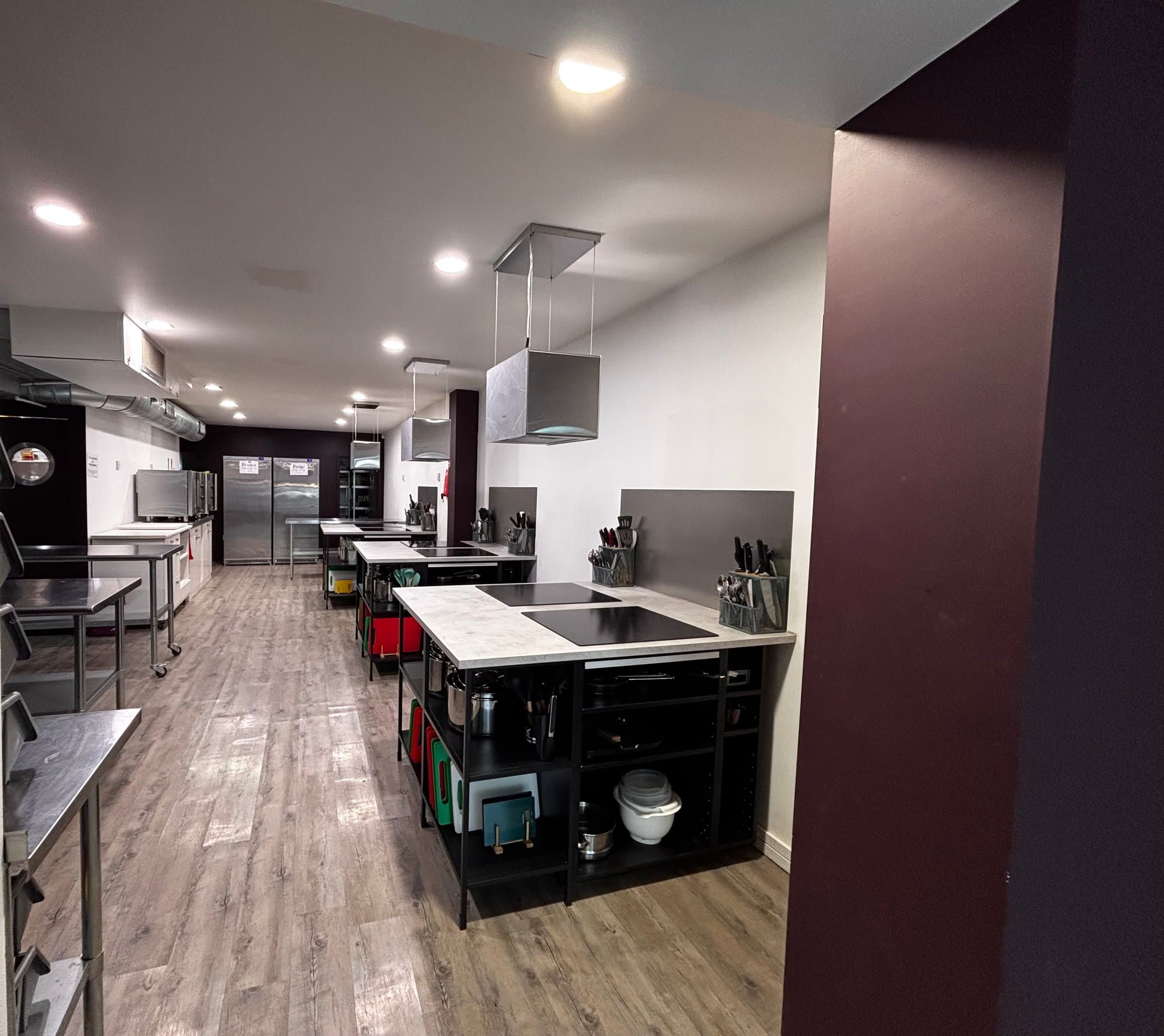 The kitchen at Cooking It on Gloucester Road, Bristol